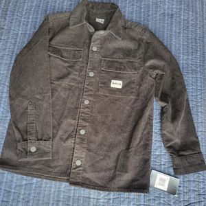 Boys Hurley black snap jacket size Medium